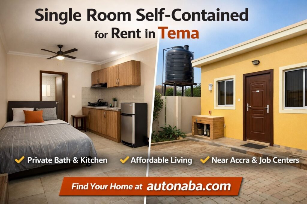 Self Container For Rent Single Room Self-Contained for Rent in Tema: Affordable and Convenient ...