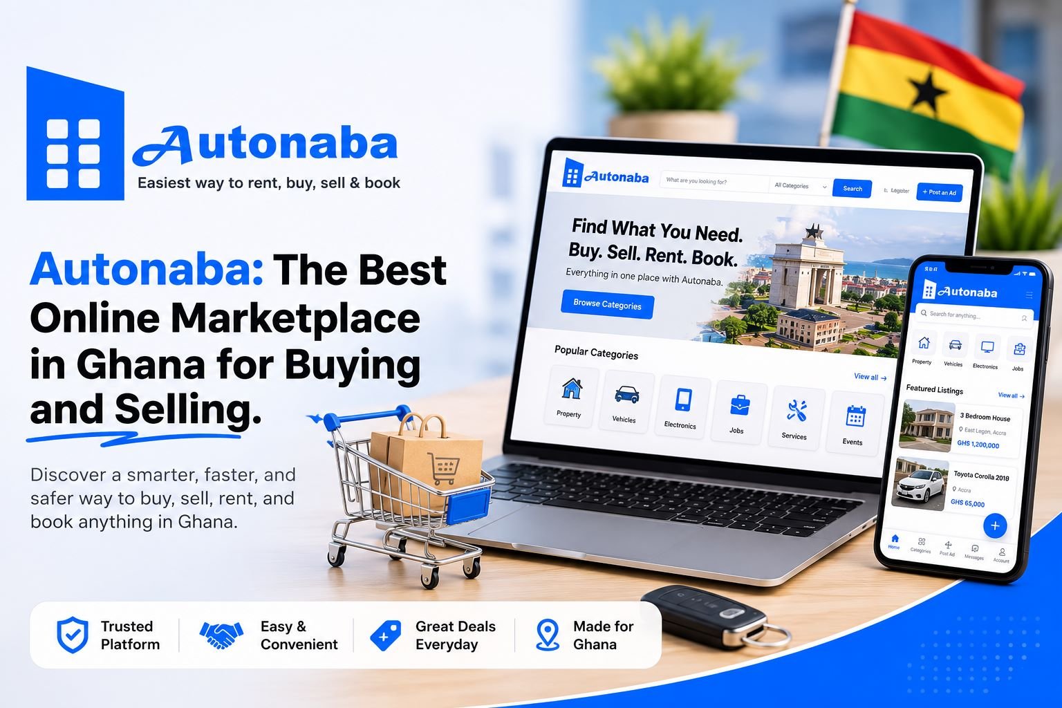 Autonaba the best online marketplace in ghana