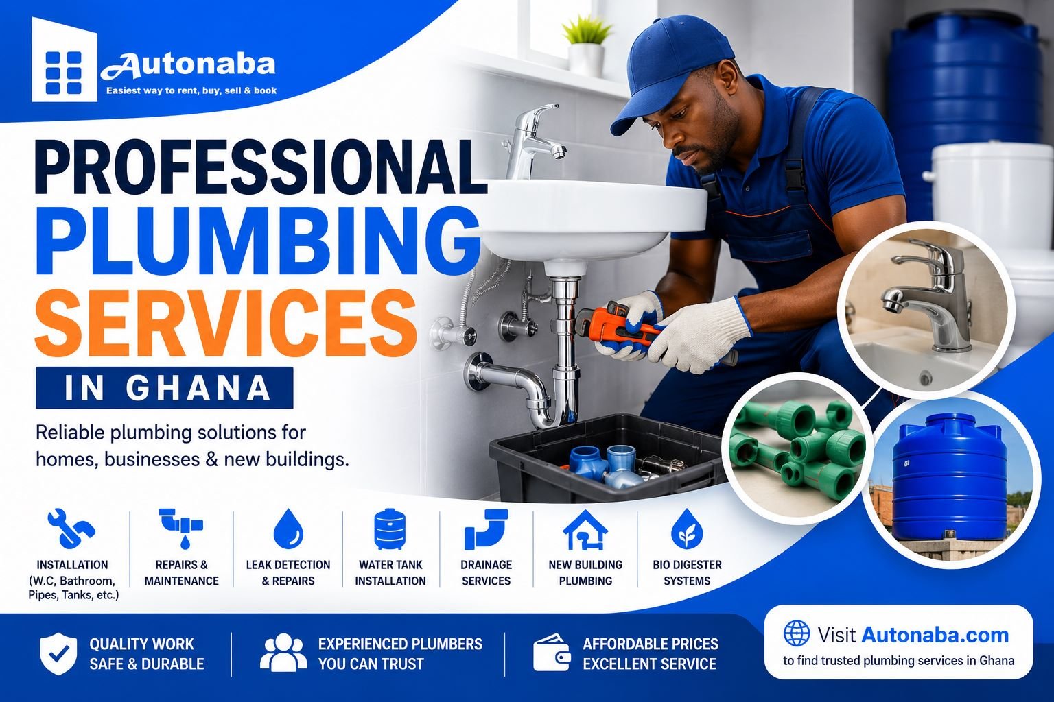 Professional Plumbing Services in Ghana