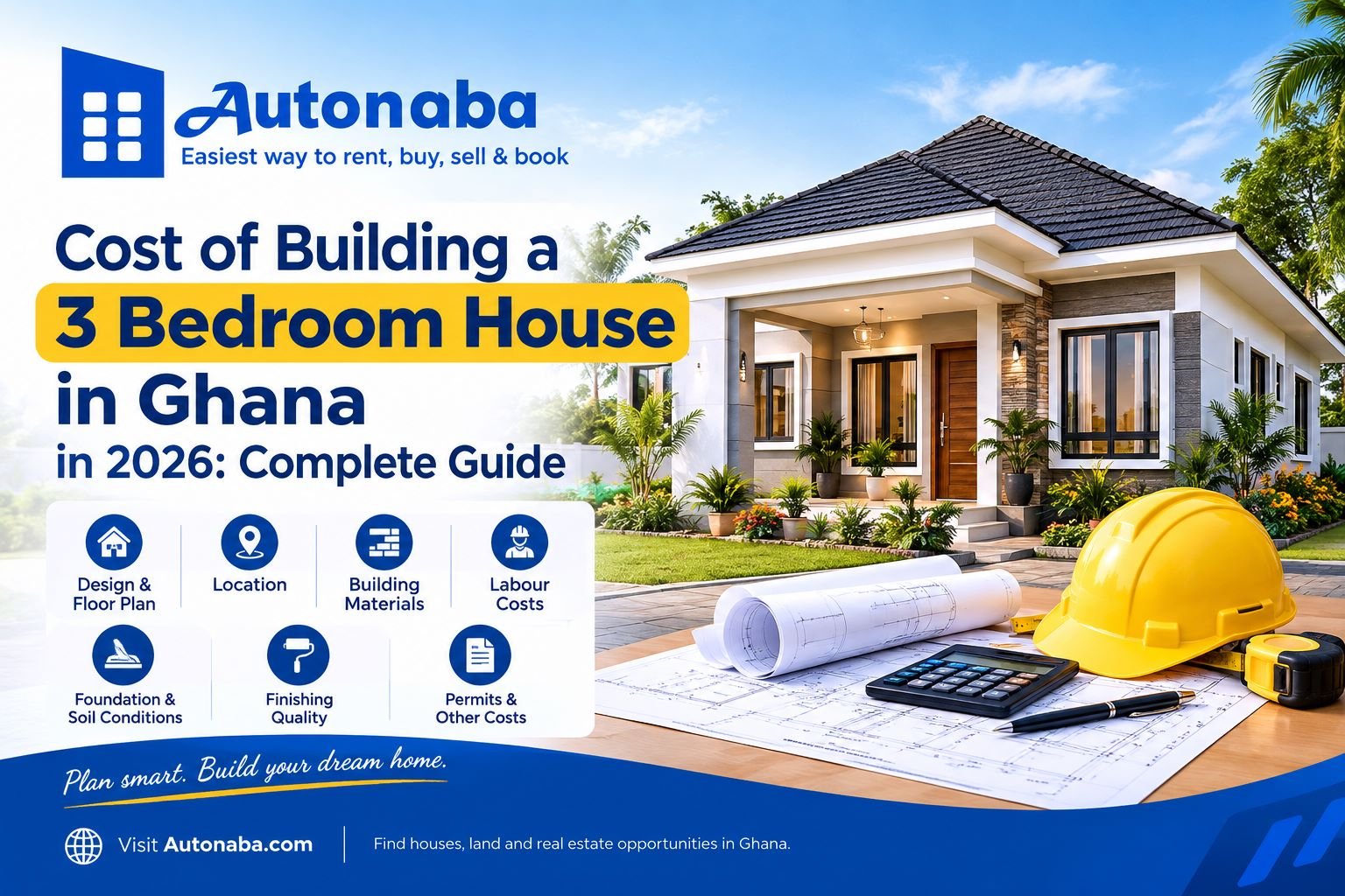 cost of building a 3 bedroom duplex in ghana